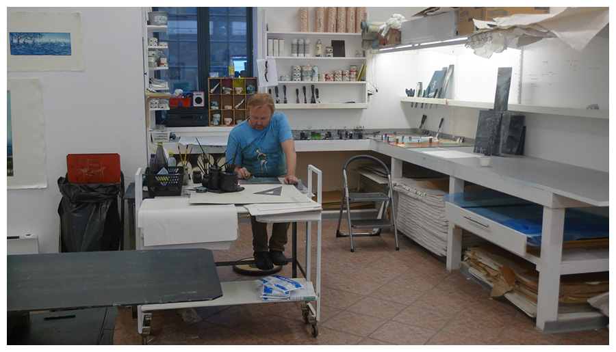 Kunsteren i arbeid